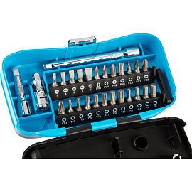 Отвёртка реверсивная TOPFORT с насадками (40 предметов, 9113140)