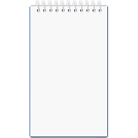 Блокнот Attache Wateproof 40 листов синий без линовки на спирали (100х170 мм, из каменной бумаги, с водонепроницаемыми листами)