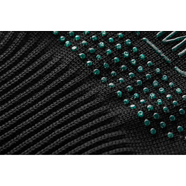 Перчатки рабочие защитные Manipula Specialist Механик Блэк хлопковые/нейлоновые с ПВХ покрытием черные (точка, 10 нитей, 10 класс, размер 10 (XL))