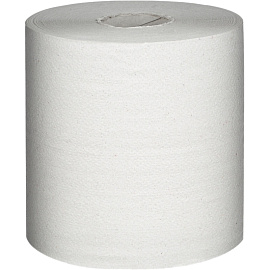 Полотенца бумажные рулонные Выбор есть M1 1-слойные серые 6 рулонов по 200 метров