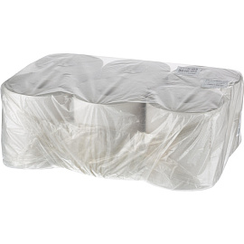 Полотенца бумажные рулонные Выбор есть M1 1-слойные серые 6 рулонов по 200 метров