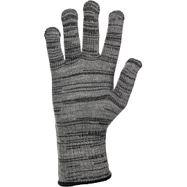 Перчатки рабочие утеплённые Manipula Винтёр WG-701 полушерстяные серые (5 нитей, 10 класс вязки, размер 8, М)