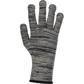 Перчатки рабочие утеплённые Manipula Винтёр WG-701 полушерстяные серые (5 нитей, 10 класс вязки, размер 8, М)