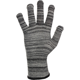 Перчатки рабочие утеплённые Manipula Винтёр WG-701 полушерстяные серые (5 нитей, 10 класс вязки, размер 10, XL)