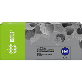 Картридж струйный Cactus CS-EPT9461 T9461 C13T946140 для Epson черный совместимый