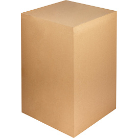 Контейнер для мусора Luscan 50 л пластик с крышкой серый (73x40x35 см)