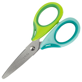 Ножницы детские Deli E6068 Neon 135 мм универсальные тупоконечные