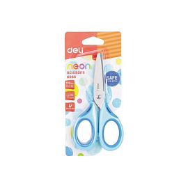 Ножницы детские Deli E6068 Neon 135 мм универсальные тупоконечные