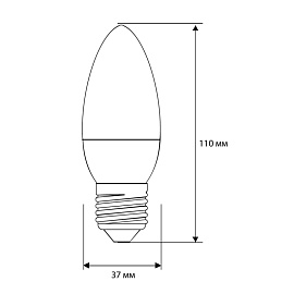 Лампа светодиодная Camelion LED12-C35/865/E27 свеча 12Вт E27 6500K 1010Лм 220В 13692