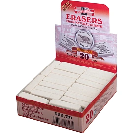 Ластик Koh-I-Noor Elephant 300/20 из натурального каучука прямоугольный 12х45х31 мм