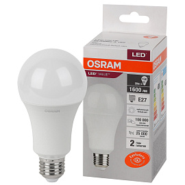 Лампа светодиодная Osram 20 Вт E27 A 4000 К 1600 Лм матовая (4058075579323)