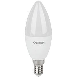 Лампа светодиодная Osram LED Value B свеча 7Вт E14 3000K 560Лм 220В 4058075578883