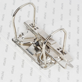 Папка-регистратор Attache 75 мм серая бумвинил/бумага с защитным уголком