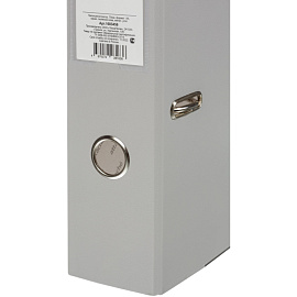 Папка-регистратор Attache 75 мм серая бумвинил/бумага с защитным уголком