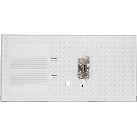 Папка-регистратор Attache 75 мм серая бумвинил/бумага с защитным уголком