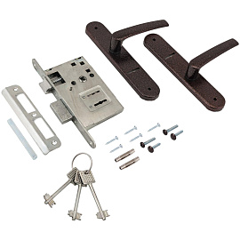 Замок врезной Птимаш ЗВ9-4.08 медный