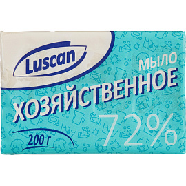 Мыло хозяйственное Luscan 72% 200 г фото Мыло хозяйственное Luscan 72% 200 г