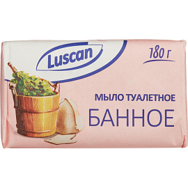 Мыло туалетное Luscan Банное 180 г фото Мыло туалетное Luscan Банное 180 г