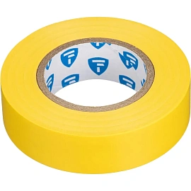Изолента TOPFORT ПВХ 19 мм x 20 м жёлтая (1687222)