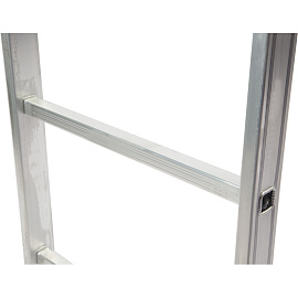 Лестница универсальная TOPFORT алюминиевая трехсекционная 3x7 ступеней