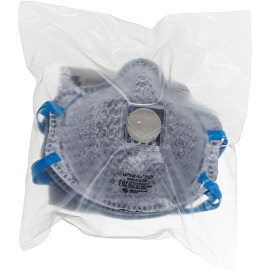 Респиратор UnixAir 512 V противоаэрозольный с угольным фильтром с клапаном FFP2 (3 штуки в упаковке)