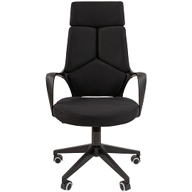 Кресло для руководителя Chairman 525 чёрное (ткань, пластик)