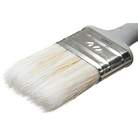 Кисть малярная плоская TOPFORT из смешанной щетины 40x15 мм серая