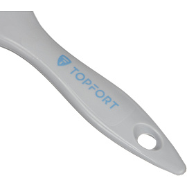 Кисть малярная плоская TOPFORT из смешанной щетины 70x15 мм серая