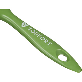 Кисть малярная плоская TOPFORT из смешанной щетины 20x15 мм зеленая