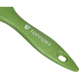 Кисть малярная плоская TOPFORT из смешанной щетины 70x15 мм зеленая