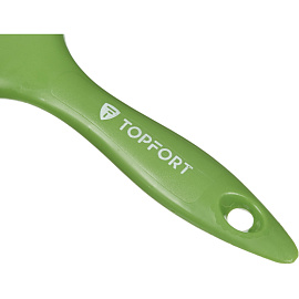 Кисть малярная плоская TOPFORT из смешанной щетины 100x15 мм зеленая