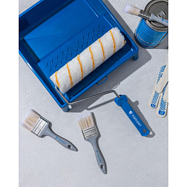 Валик малярный с ручкой TOPFORT Orange 250 мм полиакрил ворс 11 мм