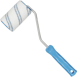 Валик малярный с ручкой TOPFORT Lazura 90 мм нейлон ворс 6 мм