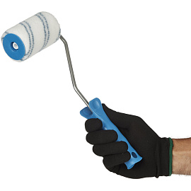 Валик малярный с ручкой TOPFORT Lazura 90 мм нейлон ворс 6 мм