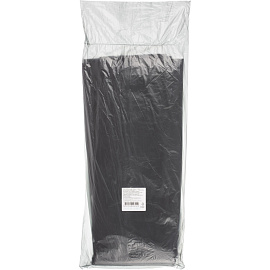 Мешки для мусора на 160 л черные (ПВД, 27 мкм, 50 штук в упаковке)