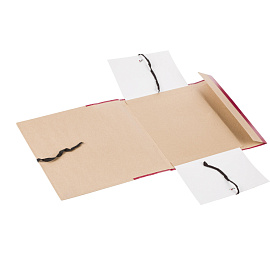 Папка архивная на 4-х завязках Attache Economy А4 120 мм (232х312 мм) картон/крафт-бумага/бумвинил до 1200 листов