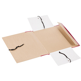 Папка архивная на 4-х завязках Attache Economy А4 50 мм (232х312 мм) картон/крафт-бумага/бумвинил до 500 листов