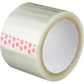 Клейкая лента упаковочная 72 мм х 66 м 38 мкм прозрачная (4 штуки в упаковке)