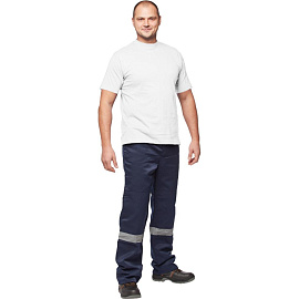 Футболка белая короткий рукав 100% хлопок (размер 64-66 (ХХХХL))