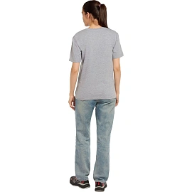 Футболка серый меланж короткий рукав 100% хлопок (размер 64-66 (ХХХХL))