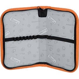 Пенал односекционный Комус Класс (№1 School) Dinosaurs черный