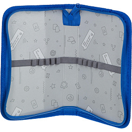 Пенал односекционный Комус Класс Space time черный