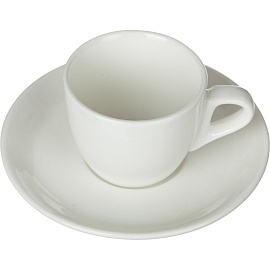 Кофейная пара Chan Wave Classic фарфоровая 85 мл