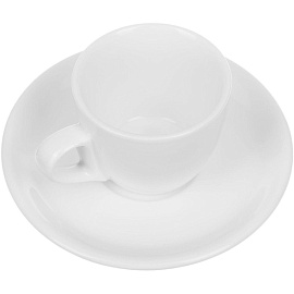 Кофейная пара Chan Wave Classic фарфоровая 85 мл