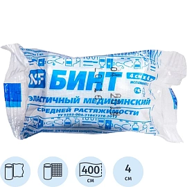 Бинт эластичный Ньюфарм 4 м x 4 cм