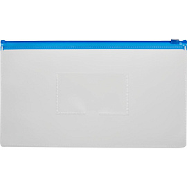 Папка-конверт на молнии Attache 148x265 мм бесцветная 160 мкм