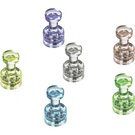 Магнитный держатель для досок Attache усиленный (размер 11 мм, 6 штук в упаковке)