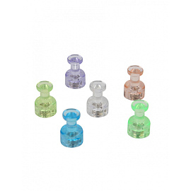 Магнитный держатель для досок Attache усиленный (размер 11 мм, 6 штук в упаковке)