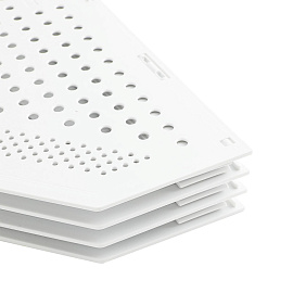 Лоток вертикальный для бумаг A5 Deli Grey пластиковый серый 3 отделения