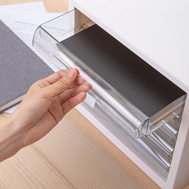 Бокс с выдвижными лотками Deli 5 лотков белый